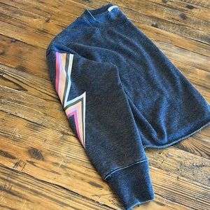 Z Supply Crew Sweatshirt cropped - Grey